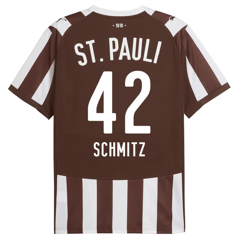 Danxen Women Marwin Schmitz #42 Coffee White Home Jersey 2025/26 T-Shirt