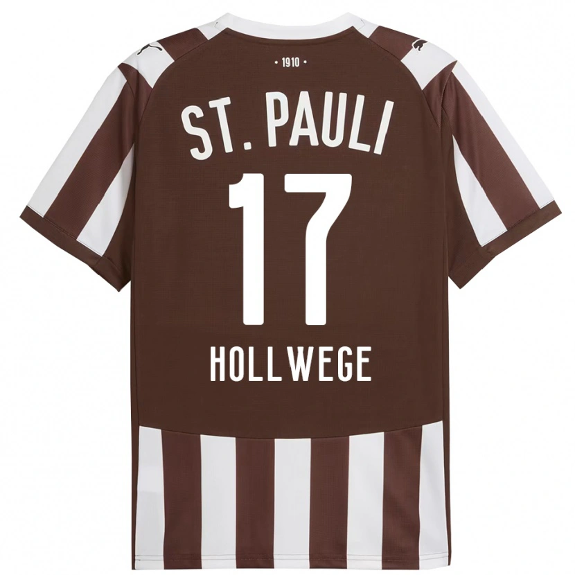 Danxen Women Jonah Hollwege #17 Coffee White Home Jersey 2025/26 T-Shirt