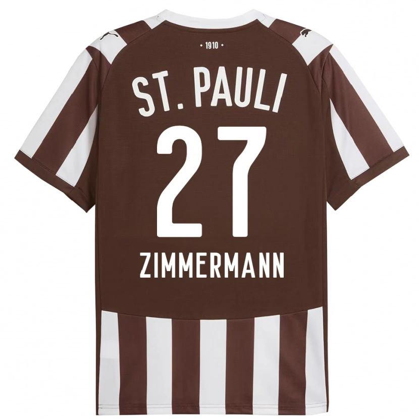 Danxen Women Tara Zimmermann #27 Coffee White Home Jersey 2025/26 T-Shirt