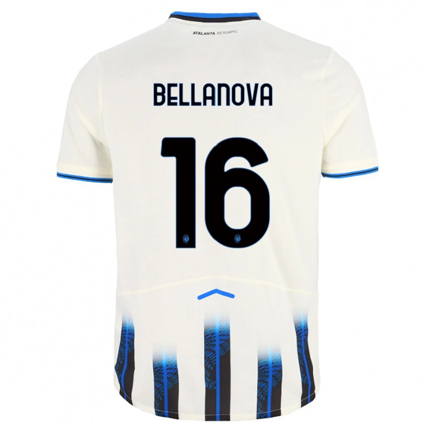 Danxen Women Raoul Bellanova #16 White Blue Away Jersey 2025/26 T-Shirt