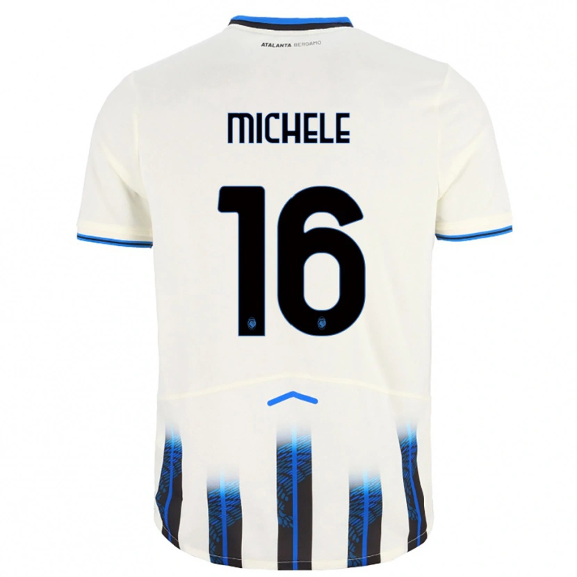 Danxen Women Michele Rinaldi #16 White Blue Away Jersey 2025/26 T-Shirt