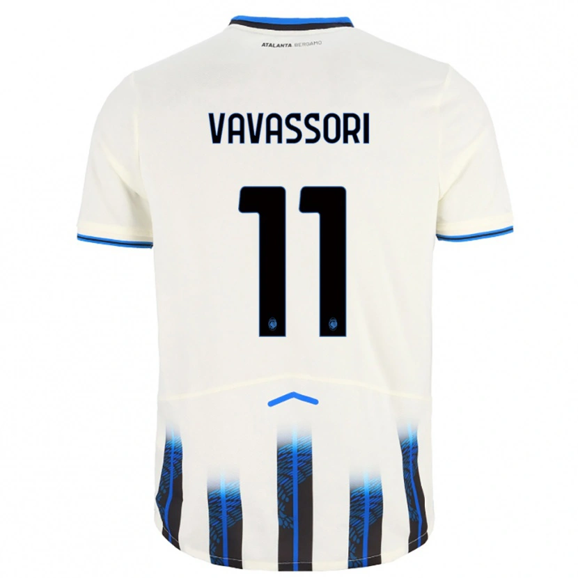 Danxen Women Dominic Vavassori #11 White Blue Away Jersey 2025/26 T-Shirt