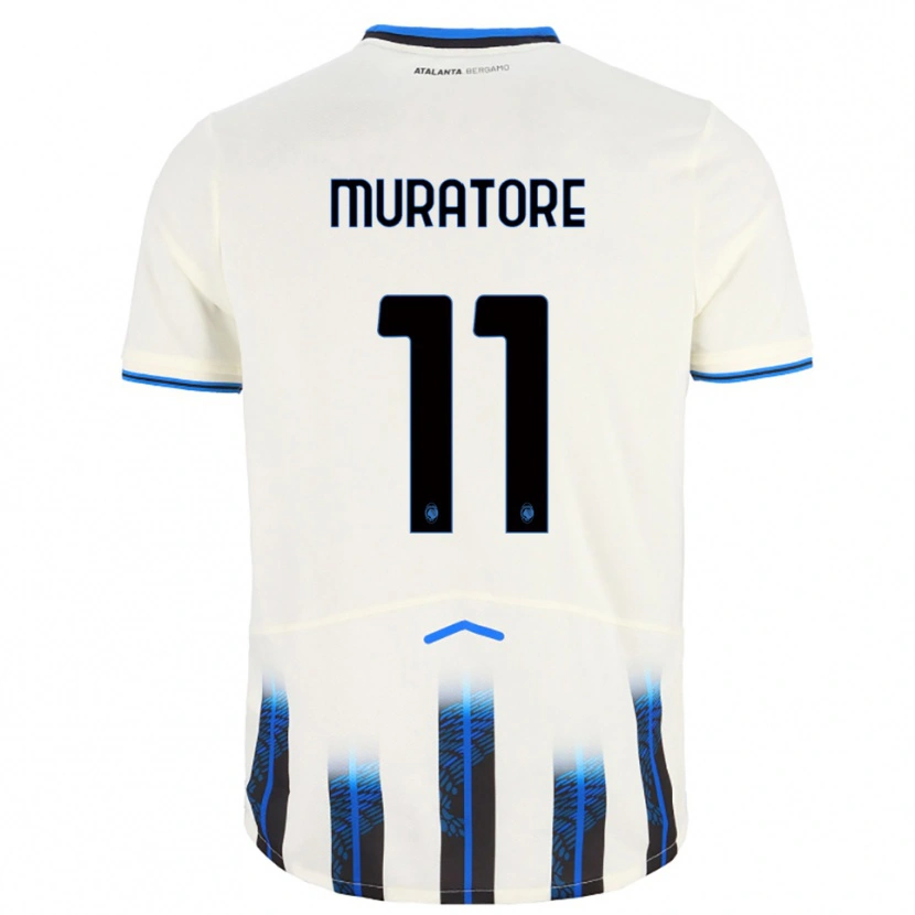 Danxen Women Simone Muratore #11 White Blue Away Jersey 2025/26 T-Shirt