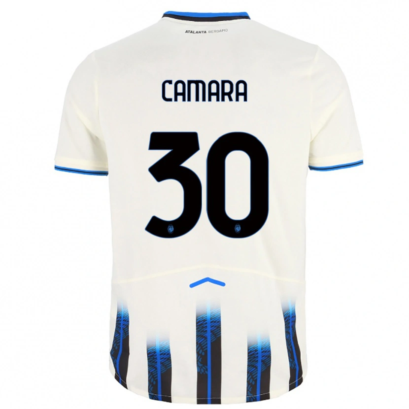 Danxen Women Henry Camara #30 White Blue Away Jersey 2025/26 T-Shirt