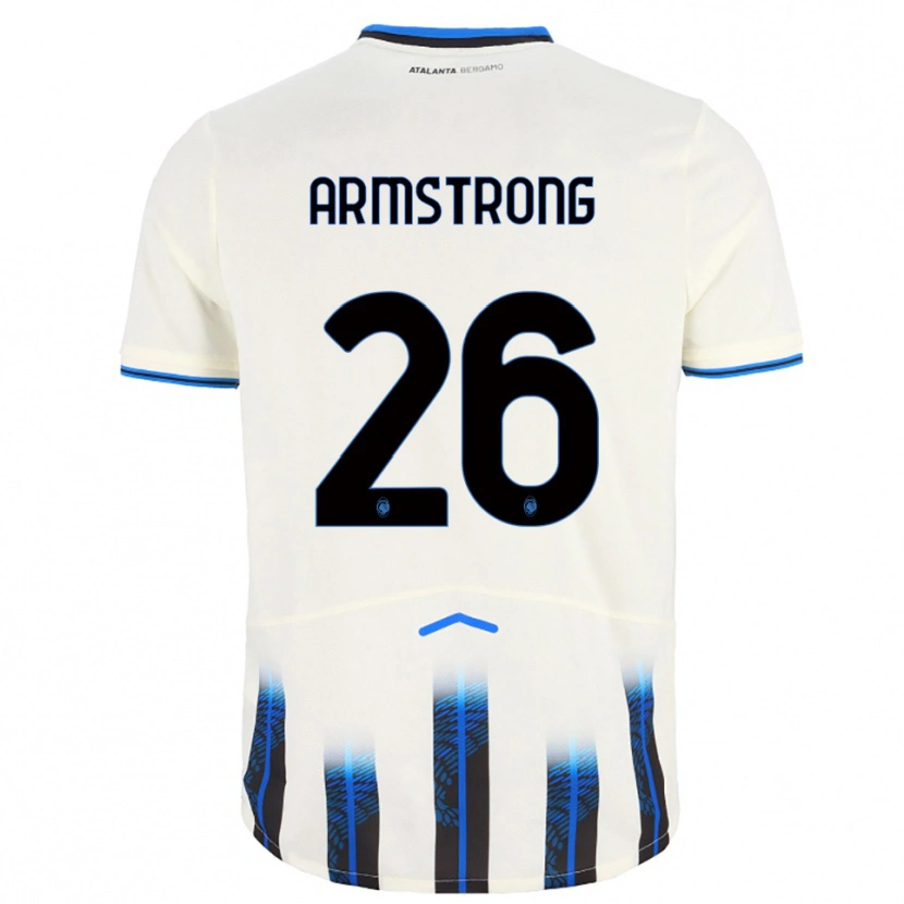 Danxen Women Daniel Armstrong #26 White Blue Away Jersey 2025/26 T-Shirt