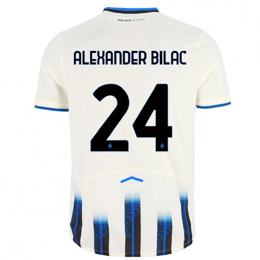 Danxen Women Max Bilac #24 White Blue Away Jersey 2025/26 T-Shirt