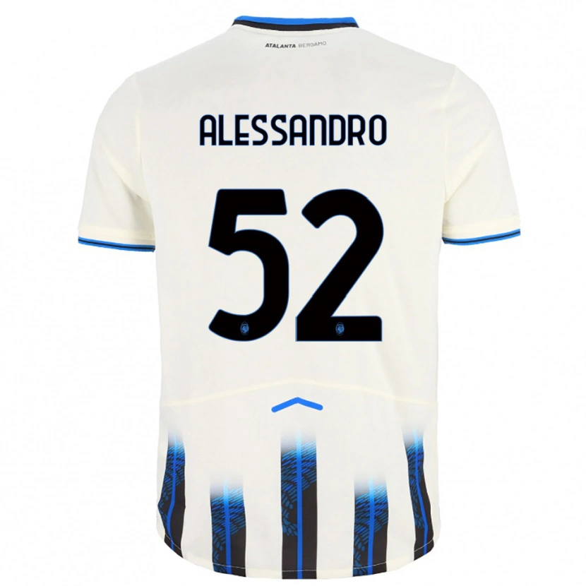 Danxen Women Alessandro Rinaldi #52 White Blue Away Jersey 2025/26 T-Shirt