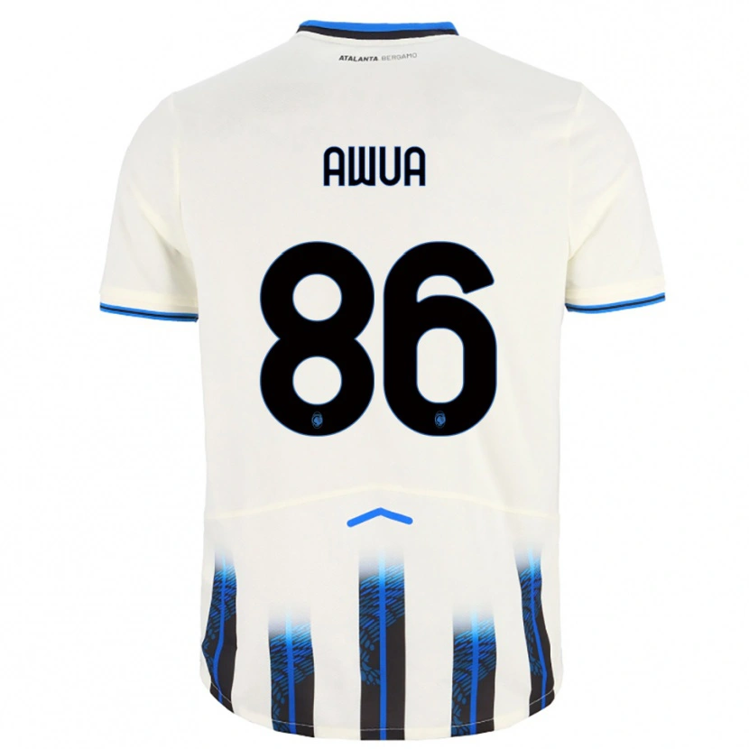 Danxen Women Theophilus Awua #86 White Blue Away Jersey 2025/26 T-Shirt