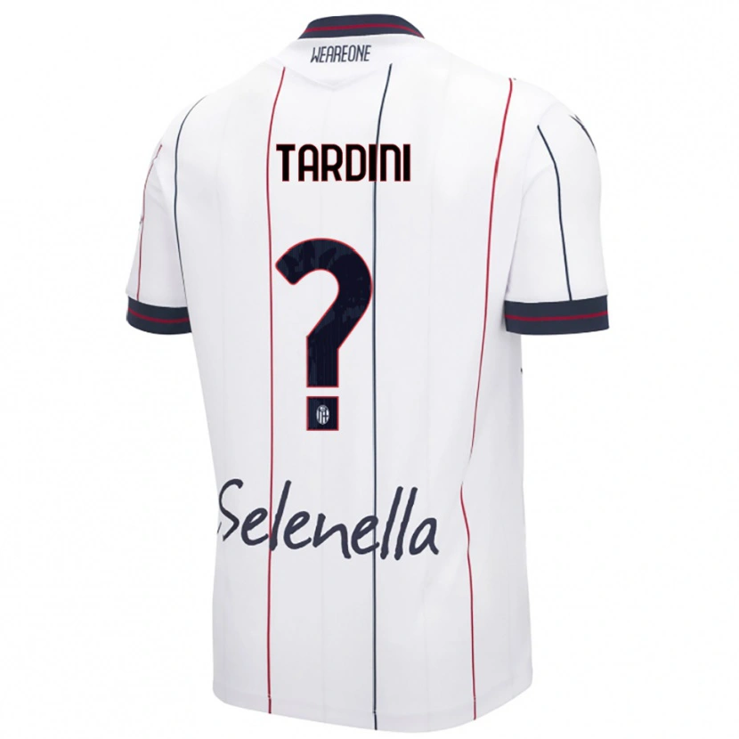 Danxen Women Sara Tardini #0 White Royal Blue Away Jersey 2025/26 T-Shirt