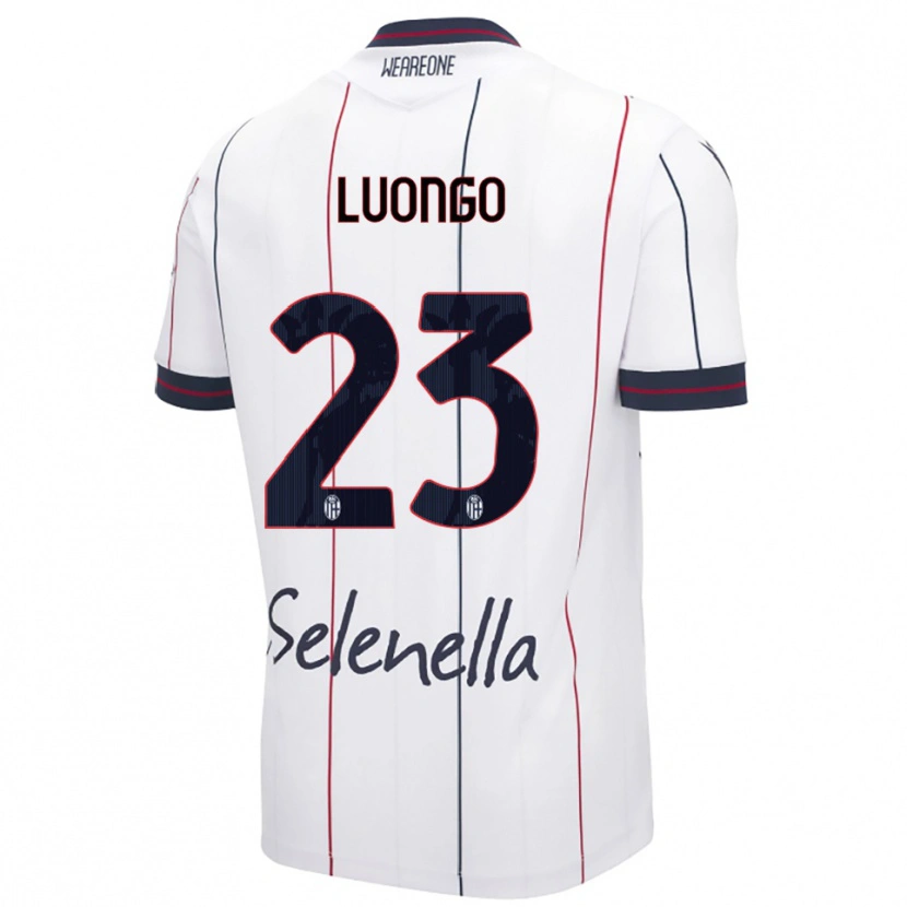 Danxen Women Francesco Luongo #23 White Royal Blue Away Jersey 2025/26 T-Shirt