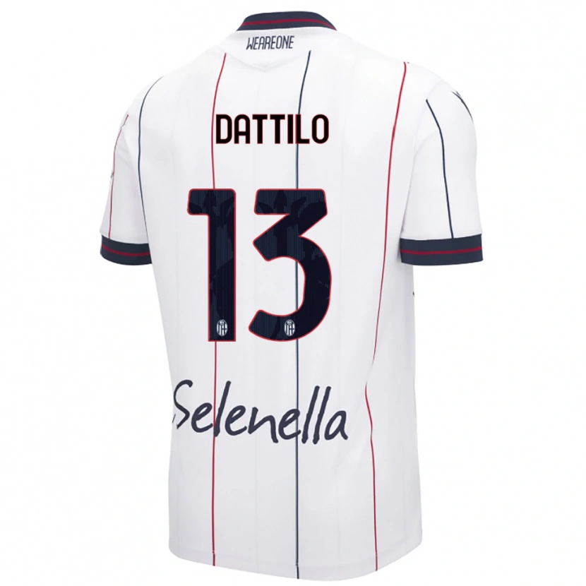Danxen Women Gabriel Dattilo #13 White Royal Blue Away Jersey 2025/26 T-Shirt
