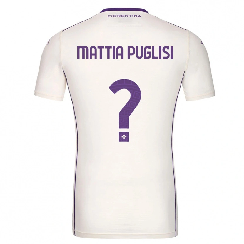 Danxen Women Luca Mattia Puglisi #0 White Purple Red Away Jersey 2025/26 T-Shirt