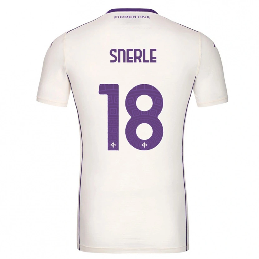 Danxen Women Emma Strøm Snerle #18 White Purple Red Away Jersey 2025/26 T-Shirt