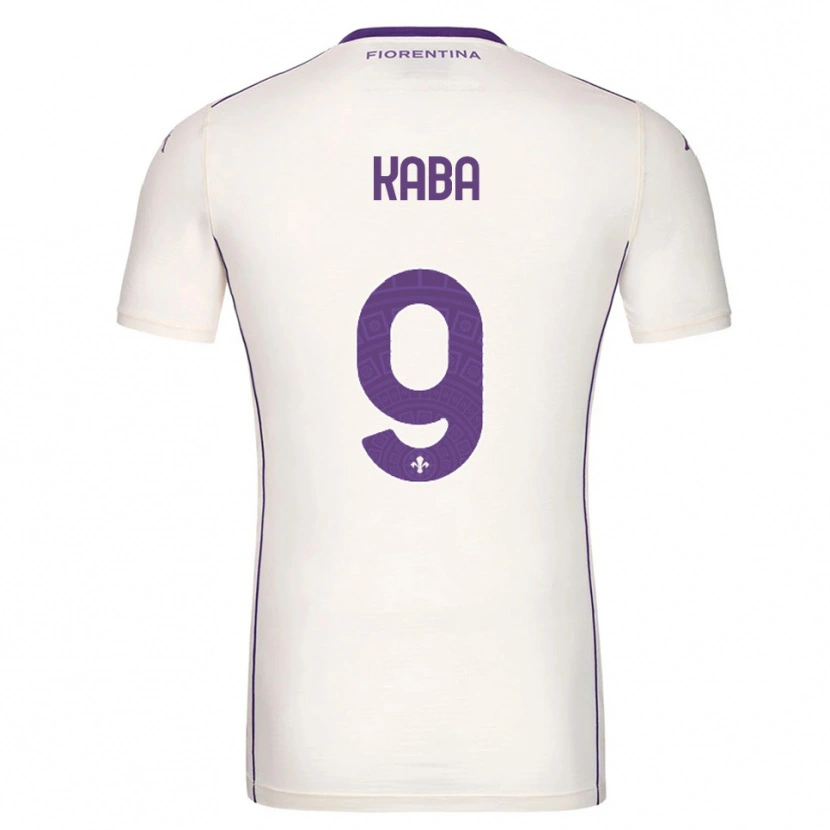 Danxen Women Karamoko Kaba #9 White Purple Red Away Jersey 2025/26 T-Shirt