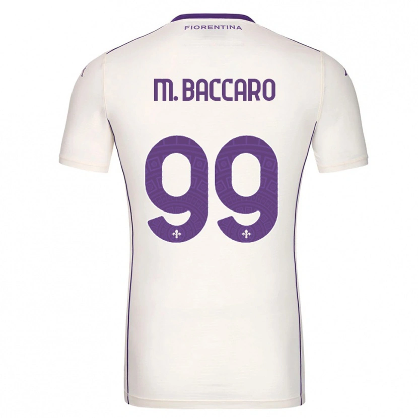 Danxen Women Giulia Maria Baccaro #99 White Purple Red Away Jersey 2025/26 T-Shirt