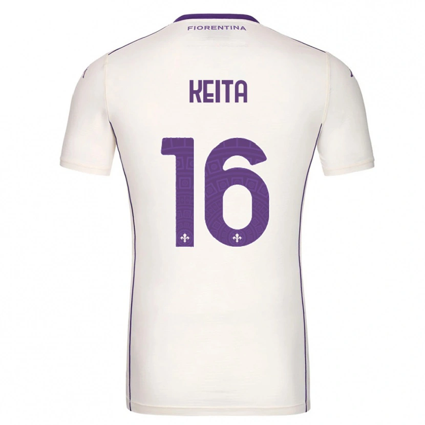 Danxen Women Bala Keita #16 White Purple Red Away Jersey 2025/26 T-Shirt