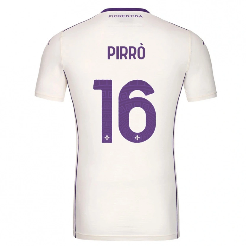 Danxen Women Antonio Pirrò #16 White Purple Red Away Jersey 2025/26 T-Shirt