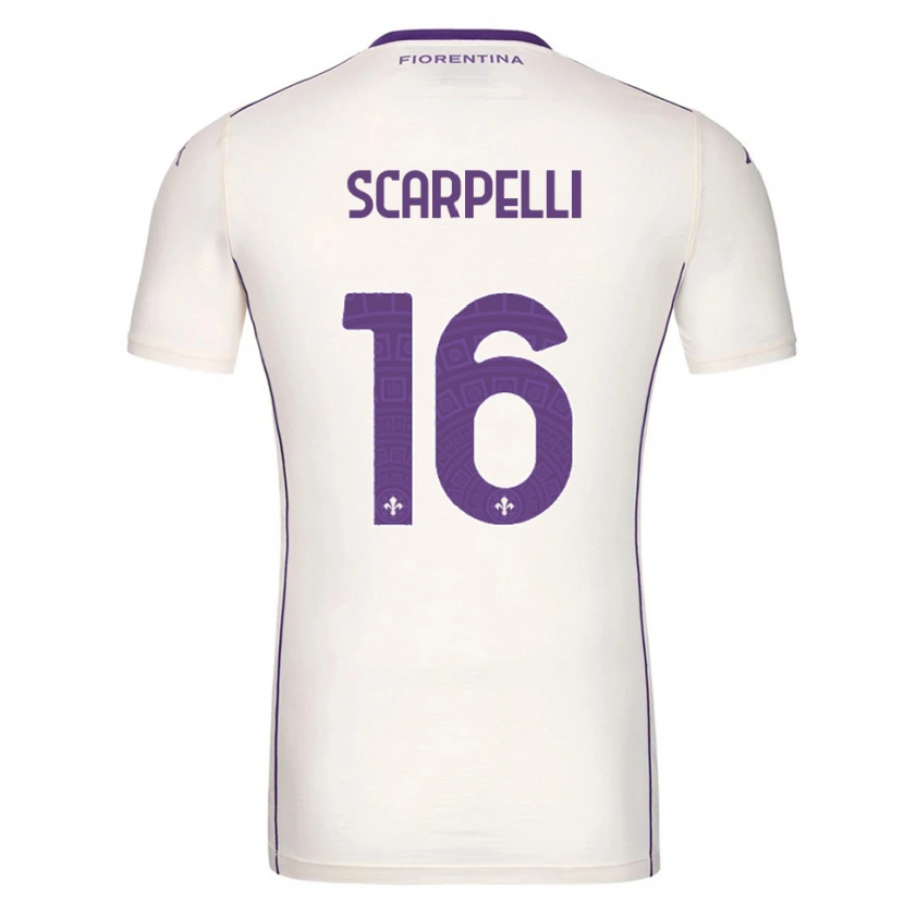 Danxen Women Diego Scarpelli #16 White Purple Red Away Jersey 2025/26 T-Shirt