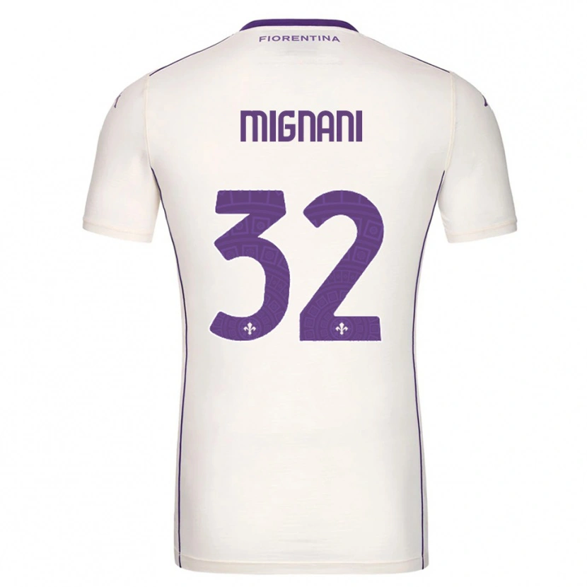 Danxen Women Carlo Mignani #32 White Purple Red Away Jersey 2025/26 T-Shirt