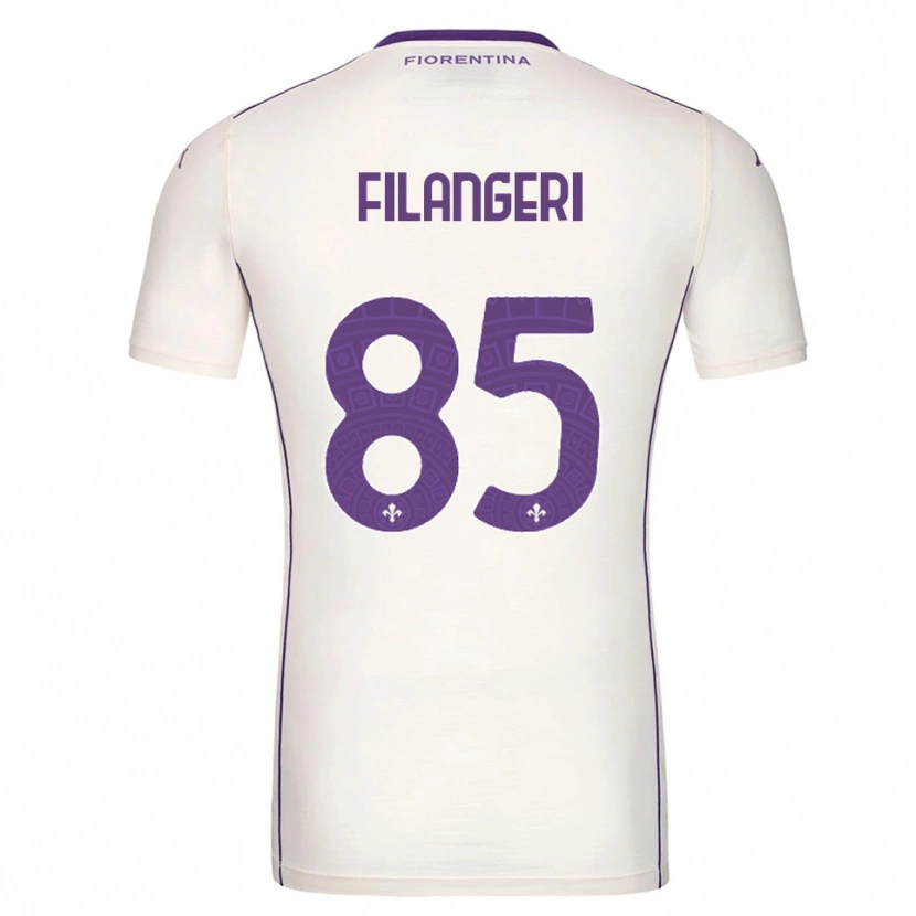 Danxen Women Maria Luisa Filangeri #85 White Purple Red Away Jersey 2025/26 T-Shirt