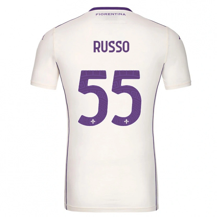 Danxen Women Federica Russo #55 White Purple Red Away Jersey 2025/26 T-Shirt