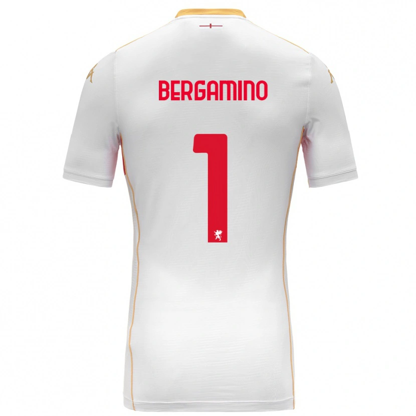 Danxen Women Giovanni Bergamino #1 White Red Away Jersey 2025/26 T-Shirt