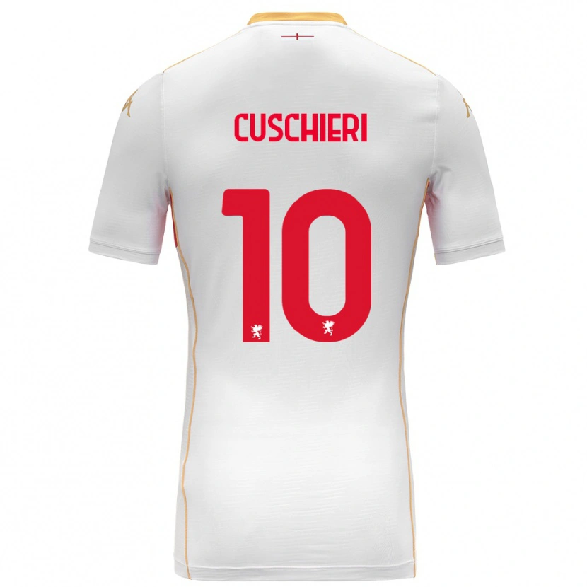 Danxen Women Rachel Cuschieri #10 White Red Away Jersey 2025/26 T-Shirt