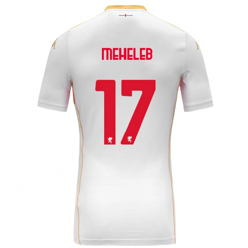 Danxen Women Sami Meheleb #17 White Red Away Jersey 2025/26 T-Shirt
