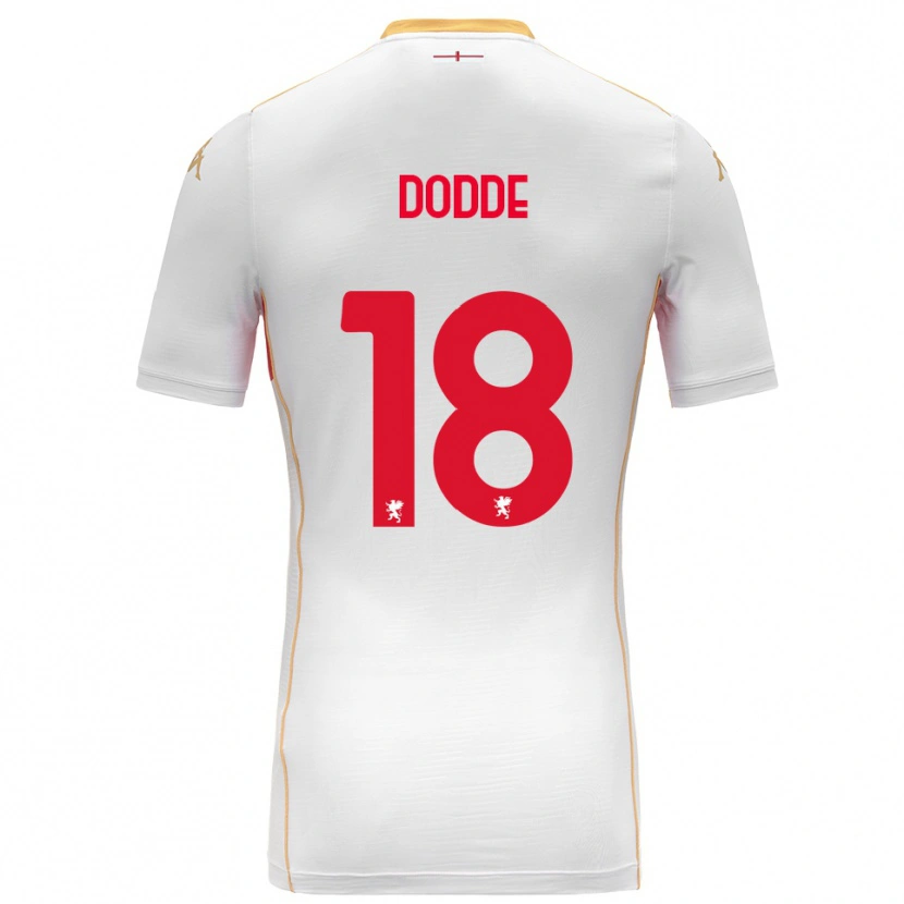 Danxen Women Filippo Dodde #18 White Red Away Jersey 2025/26 T-Shirt