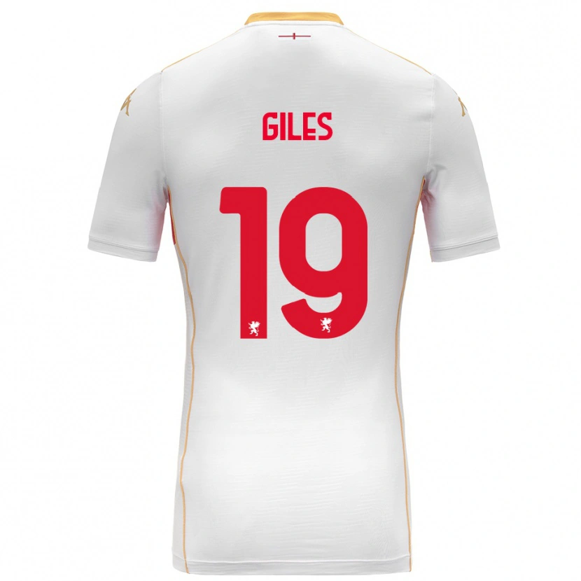 Danxen Women Heidi Giles #19 White Red Away Jersey 2025/26 T-Shirt