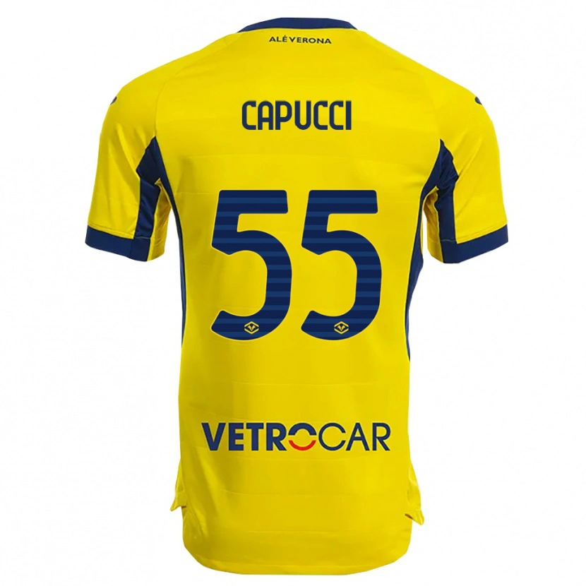 Danxen Women Laura Capucci #55 Yellow Navy Away Jersey 2025/26 T-Shirt