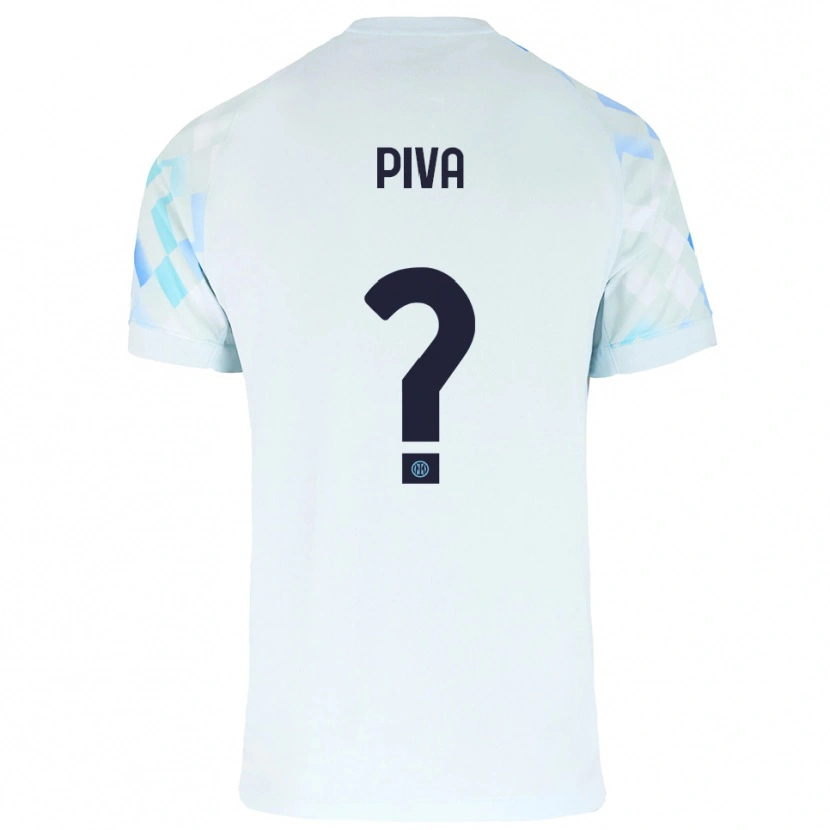 Danxen Women Kaiki Piva #0 White Blue Away Jersey 2025/26 T-Shirt