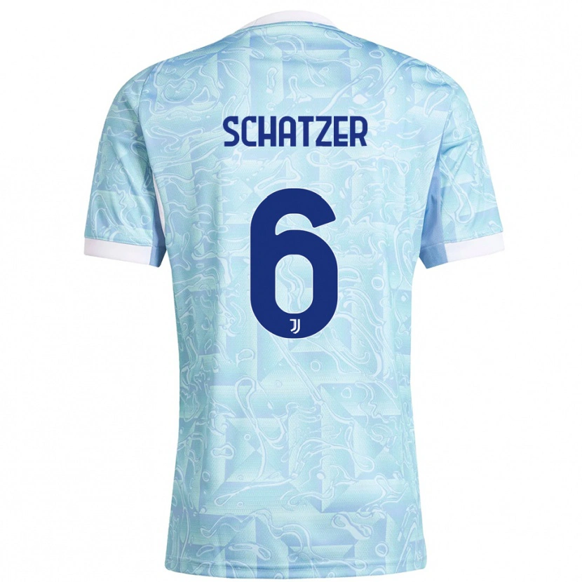 Danxen Women Eva Schatzer #6 Sky Blue Yellow Away Jersey 2025/26 T-Shirt