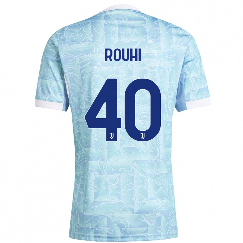 Danxen Women Jonas Rouhi #40 Sky Blue Yellow Away Jersey 2025/26 T-Shirt