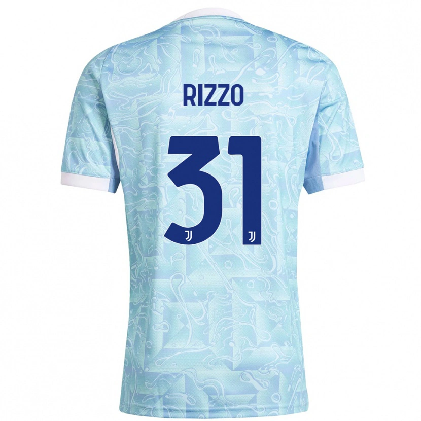 Danxen Women Niccolò Rizzo #31 Sky Blue Yellow Away Jersey 2025/26 T-Shirt