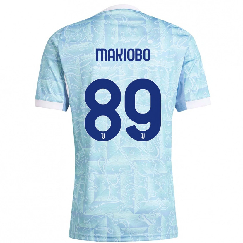 Danxen Women Grady Makiobo #89 Sky Blue Yellow Away Jersey 2025/26 T-Shirt