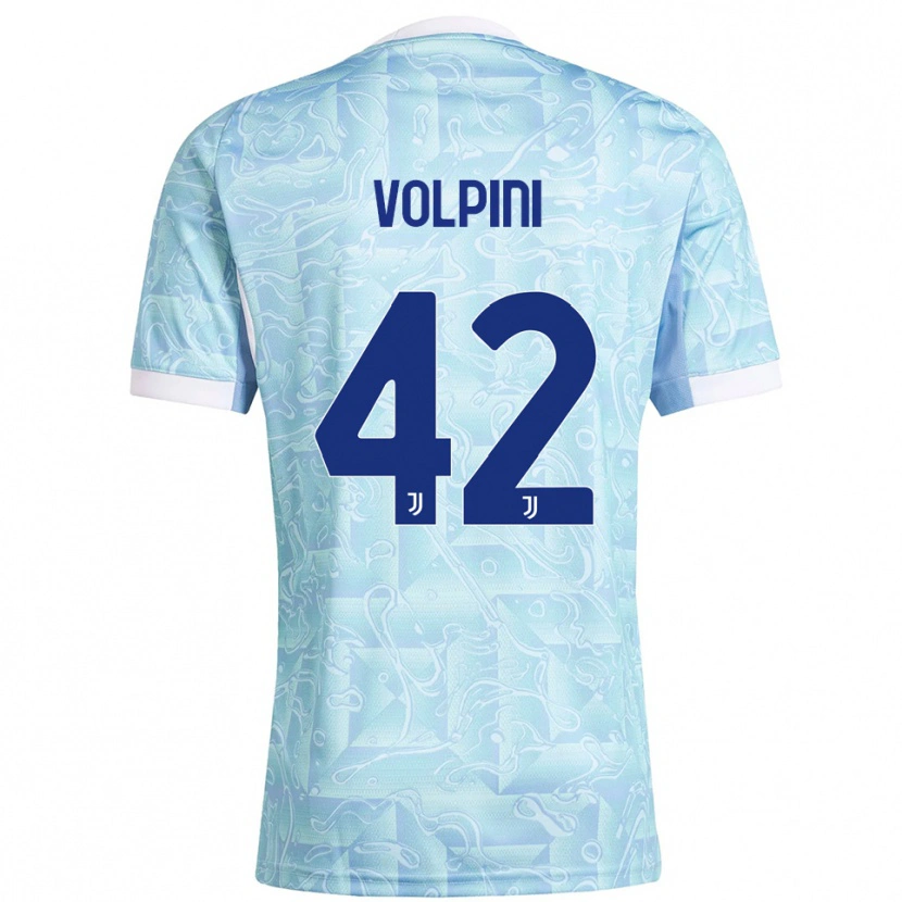 Danxen Women Viola Volpini #42 Sky Blue Yellow Away Jersey 2025/26 T-Shirt