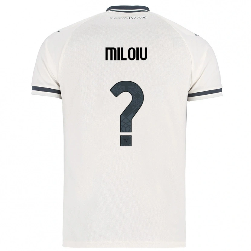 Danxen Women Alexandru Miloiu #0 White Navy Away Jersey 2025/26 T-Shirt