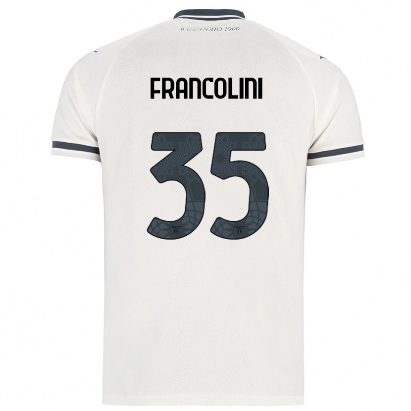 Danxen Women Alice Francolini #35 White Navy Away Jersey 2025/26 T-Shirt