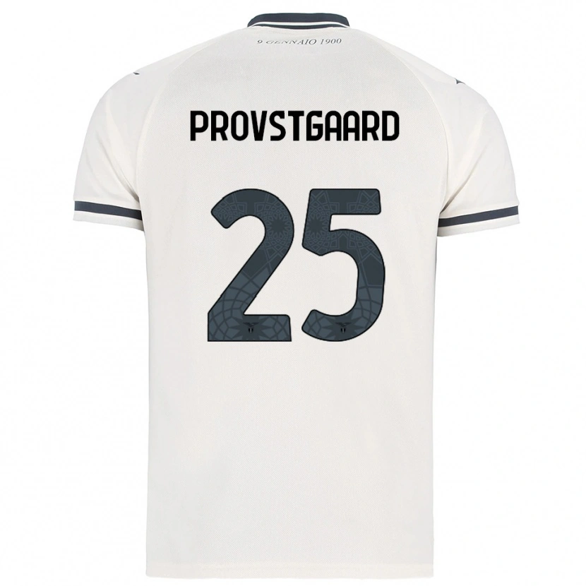 Danxen Women Oliver Provstgaard #25 White Navy Away Jersey 2025/26 T-Shirt