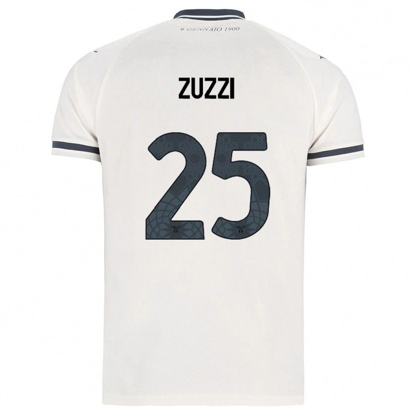 Danxen Women Giorgia Zuzzi #25 White Navy Away Jersey 2025/26 T-Shirt