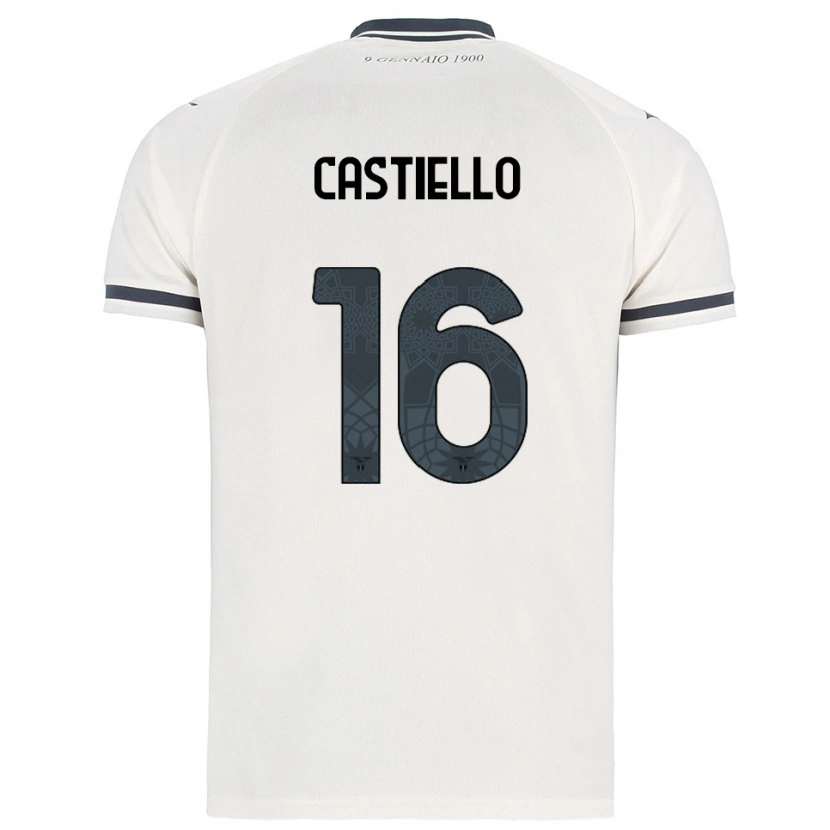 Danxen Women Antonietta Castiello #16 White Navy Away Jersey 2025/26 T-Shirt