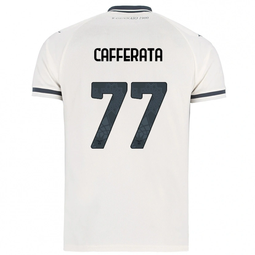 Danxen Women Federica Cafferata #77 White Navy Away Jersey 2025/26 T-Shirt