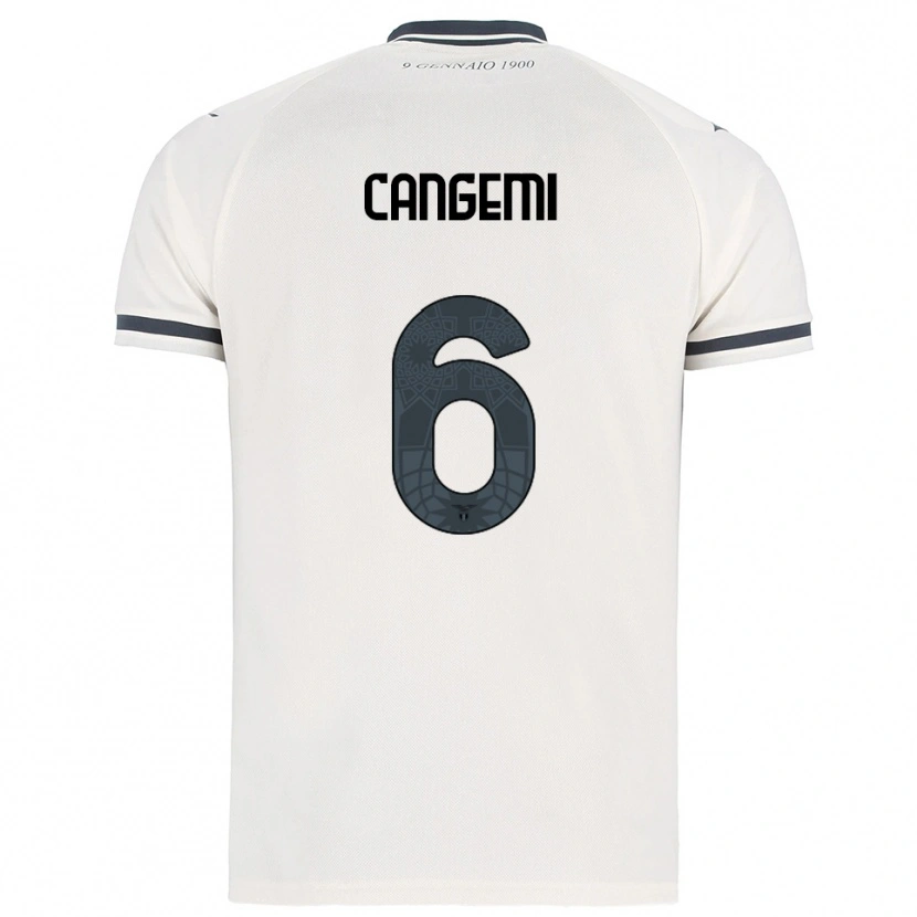 Danxen Women Emanuele Cangemi #6 White Navy Away Jersey 2025/26 T-Shirt