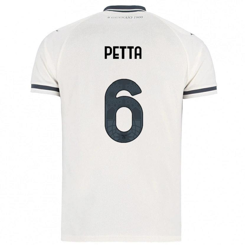 Danxen Women Andrea Petta #6 White Navy Away Jersey 2025/26 T-Shirt