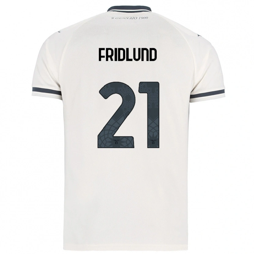 Danxen Women Johanne Fridlund #21 White Navy Away Jersey 2025/26 T-Shirt