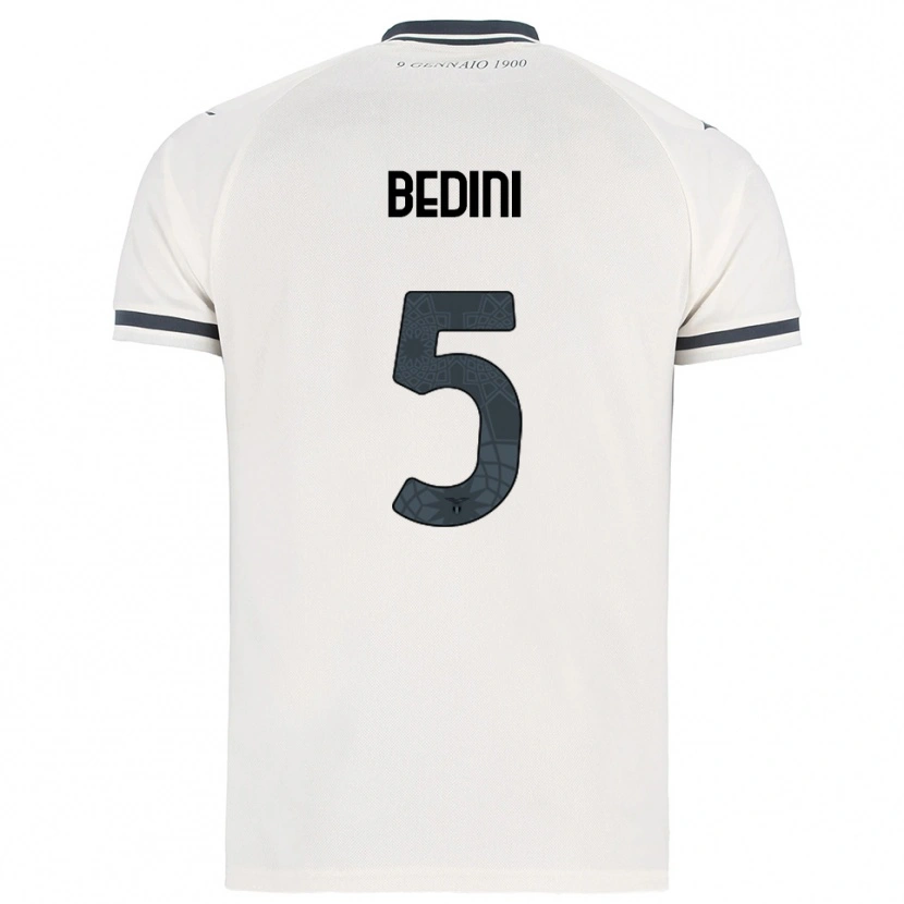 Danxen Women Filippo Bedini #5 White Navy Away Jersey 2025/26 T-Shirt