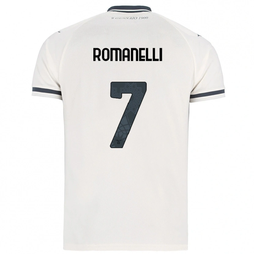 Danxen Women Nicolas Romanelli #7 White Navy Away Jersey 2025/26 T-Shirt