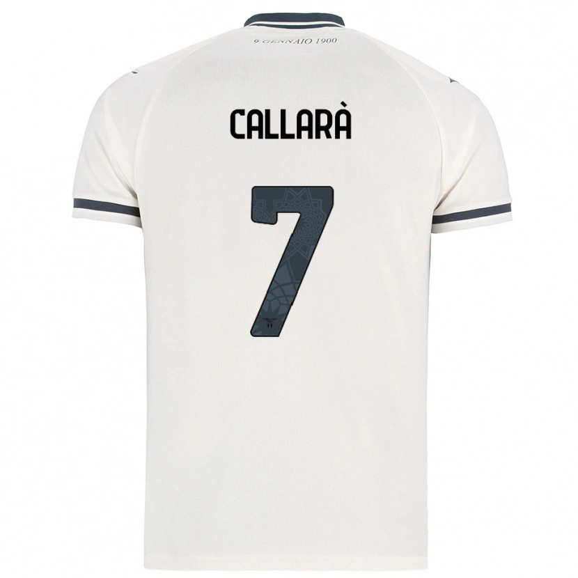 Danxen Women Nicholas Callarà #7 White Navy Away Jersey 2025/26 T-Shirt