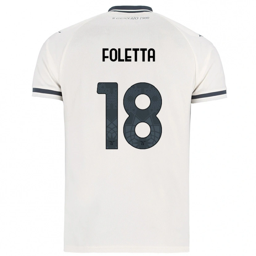 Danxen Women Isabella Foletta #18 White Navy Away Jersey 2025/26 T-Shirt